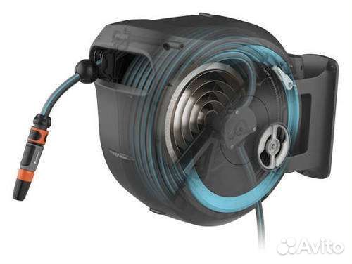 Катушка со шлангом автоматическая Gardena RollUp