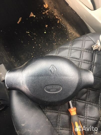 Renault logan airbag (падушка безпасности в руль)