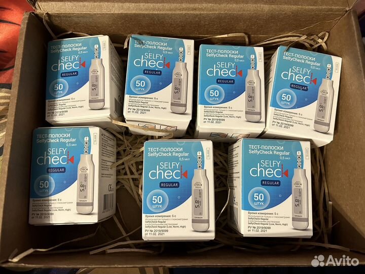 Тест полоски selfy check regular