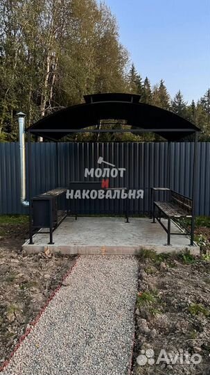 Беседка с мангалом