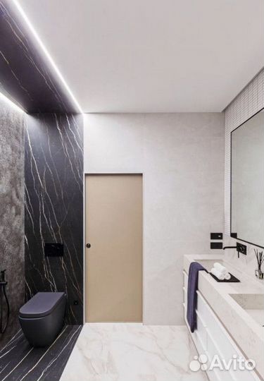 Скрытая межкомнатная дверь под покраску