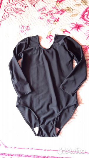 Гимнастический купальник с юбкой