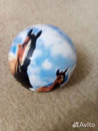 Мячик 15 см с принтом
