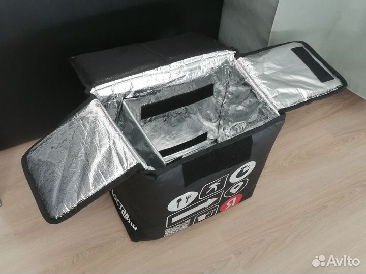 Яндекс еда сумка черная