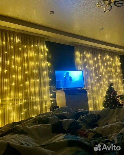 Гирлянда штора 3х2 с пультом