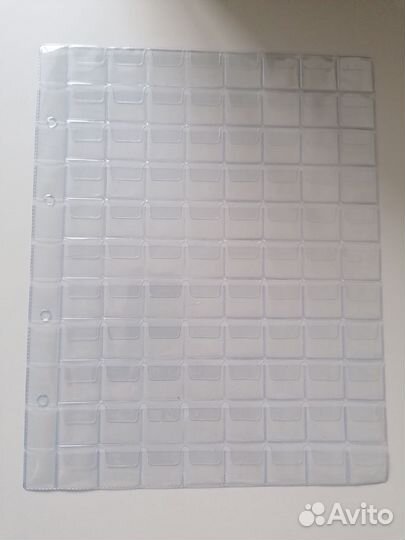 Листы для монет и банкнот optima