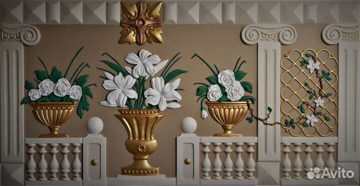 Картина барельеф