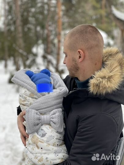 Конверт на выписку зимний