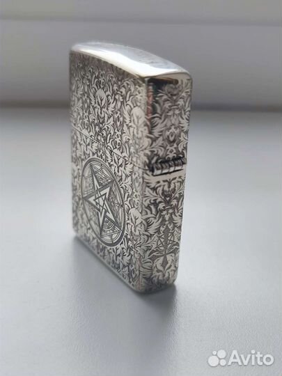 Зажигалка zippo король ночи armor sterling