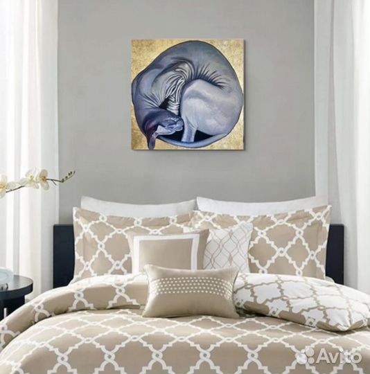 Картина кот маслом