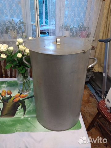 Баки из нержавейки с крышкой (можно для засолки)