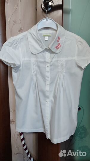 Блузки школьные 122 128