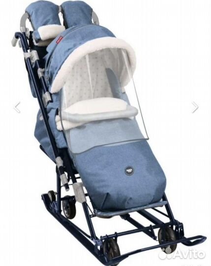 Коляска санки ника 7-8К