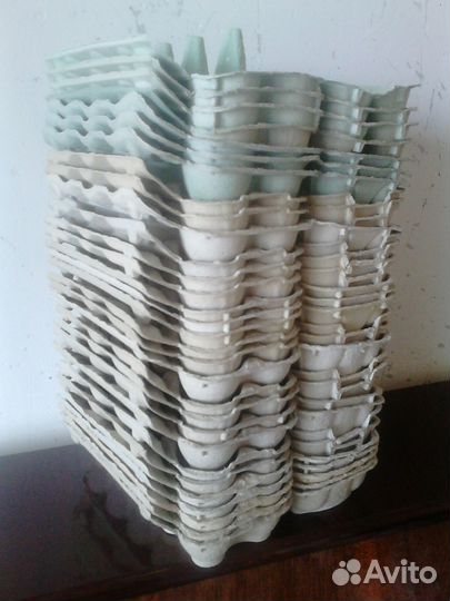 Картонные лотки для 10 куриных яиц