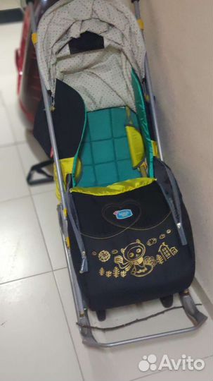 Детские санки коляска