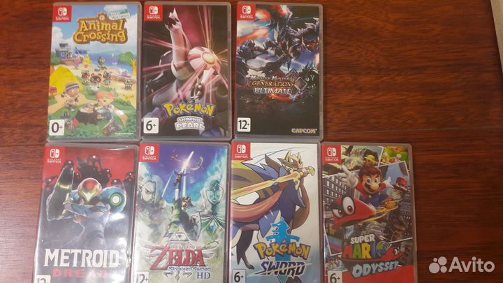 Nintendo switch игры