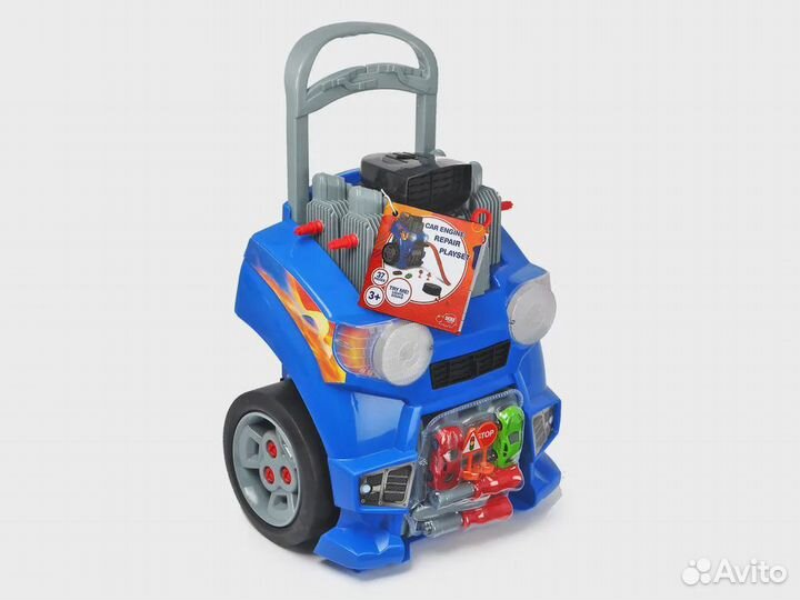 Dickie Игровой набор Ремонт автомобиля со св/зв, 4