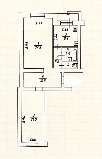 2-к. апартаменты, 77,2 м², 8/10 эт.