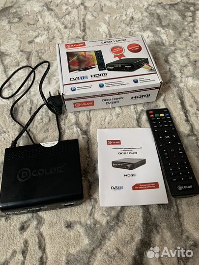 Приемник эфирный цифровой тв DC910HD D-color