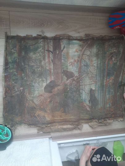 Картина маслом старая