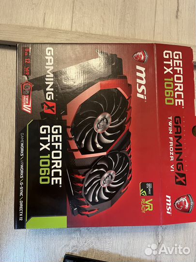 Видеокарта gtx 1060 6gb msi