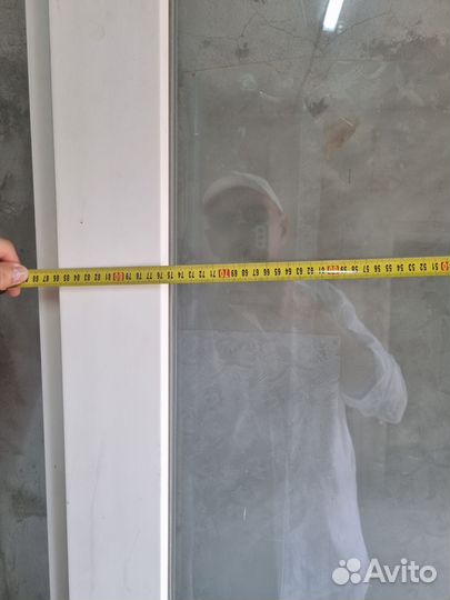 Дверь пластиковая пвх входная бу стекло