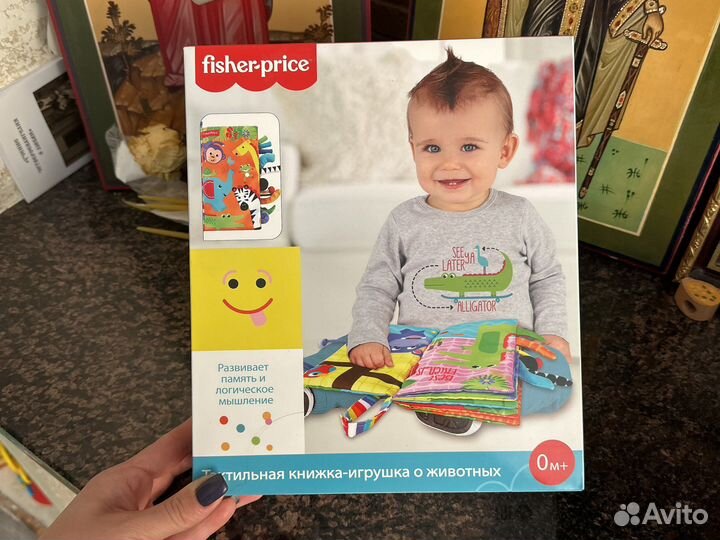 Тактильная книжка-игрушка Fisher-price