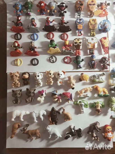 Киндер, Свит бокс, Шары Чупа-чупс, скрепыши и т.д