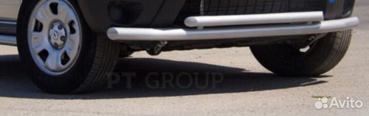 Защита перед. бамп. двойн. Renault Duster Terrano