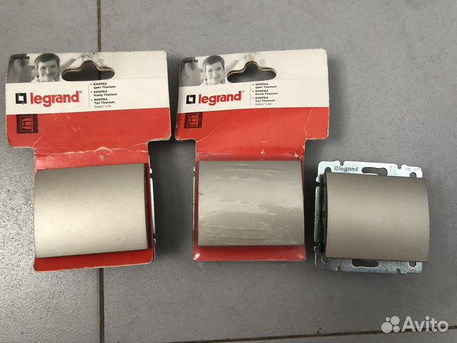 Выключатель 1-клавишный Legrand