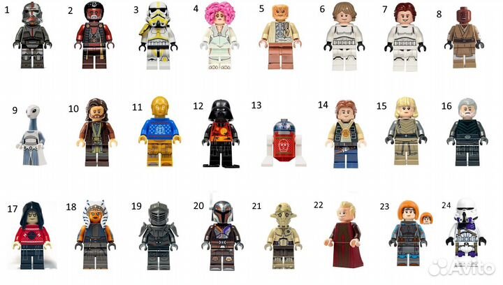 Минифигурки Lego Star Wars новые