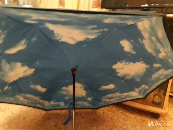 Зонт перевертыш или зонт наоборот новый в упаковке