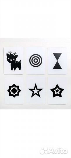 Черно-белые картинки для новорожденных