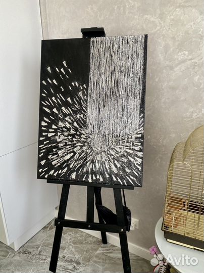 Картина интерьерная рельеф холст ручная работа