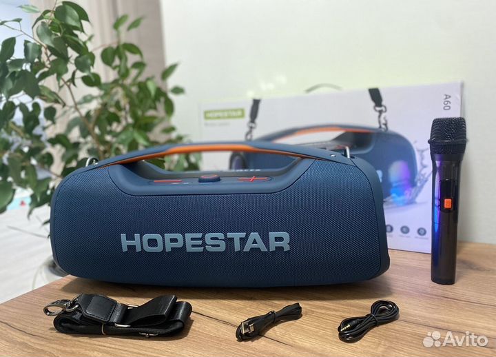 Колонка Hopestar A60 + микрофон (оригинал)