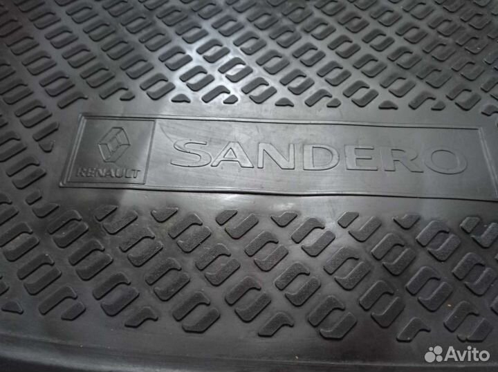 Коврик корыто в багажник renault sandero