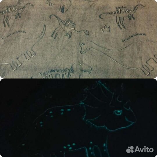 Светящийся плед в темноте