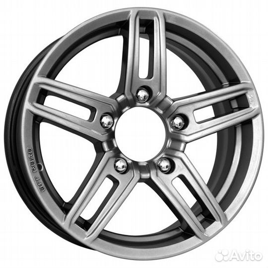 Диски K&K Дон 6.5x16 5*139.7 ET40 DIA98 Дарк платинум Литой