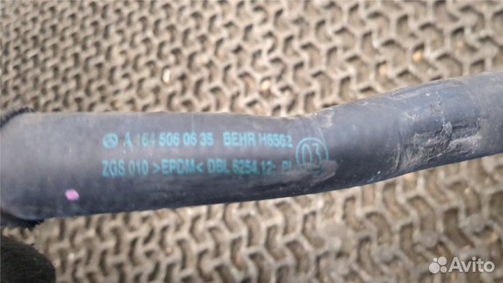 Патрубок отопителя Mercedes ML W164, 2007