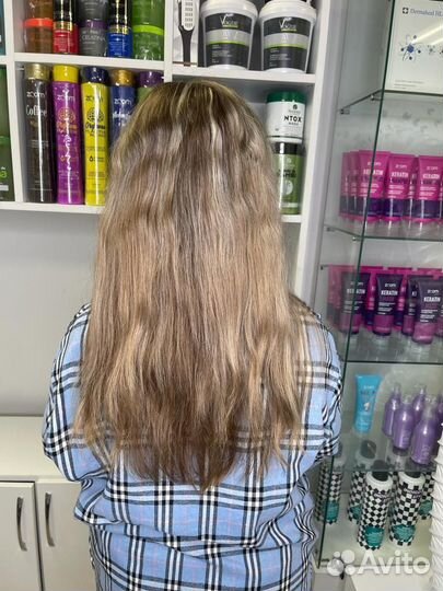 Кератин Ботокс волос Нанопластика