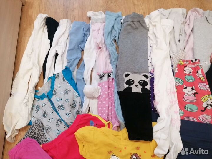 Одежда на девочку 6-7 лет пакетом