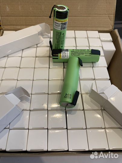 Аккумулятор-2 шт 18650 с никелем 3400 mAh