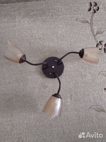 Люстра потолочная бу