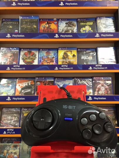 Джойстик Sega 16 bit узкий 9 (пин)