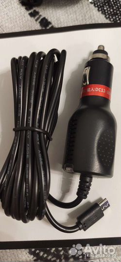 Зарядное устройство для видеорегистратора microUSB