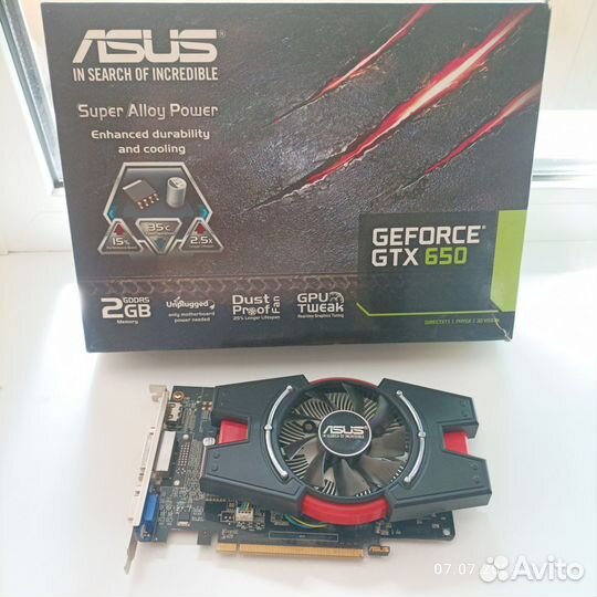Видеокарта GTX 650 2GB