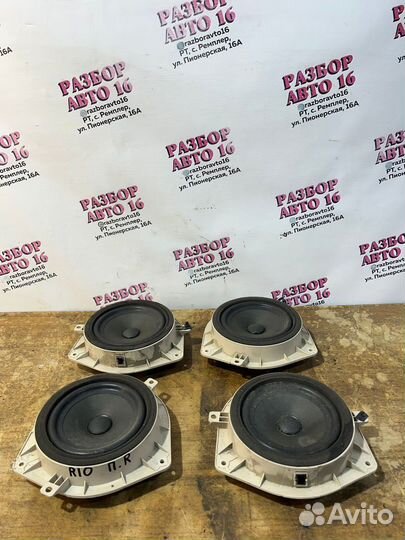 Штатные динамики Kia Rio 3, Hyundai Solaris 1