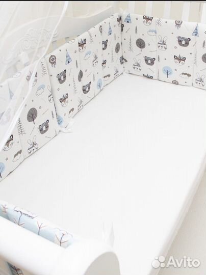 Бортики в детскую кроватку