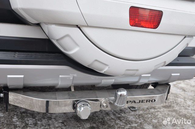Фаркоп для Mitsubishi Pajero 4 нержавейка Паджеро