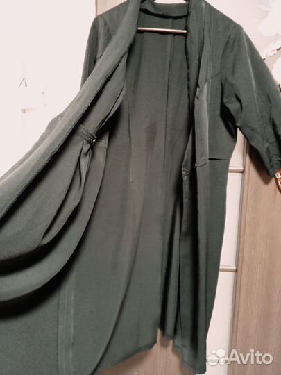 Накидка женская длинная удлиненный жакет пиджак